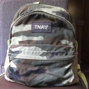Aritzia TNA camouflage backpack